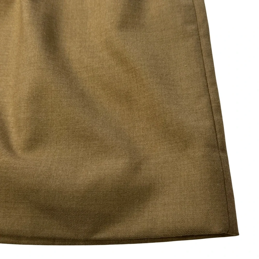 J.Crew Wool-Blend Gathered Waist‎ Mini Skirt Camel Womens 0